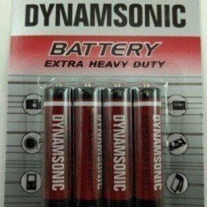 BATERIA CARBON AA DYNAMSONIC 4P