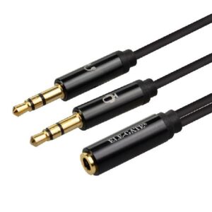 DIVISOR AUDIO-MICROFONO 3.5MM ELE-GATE WI146