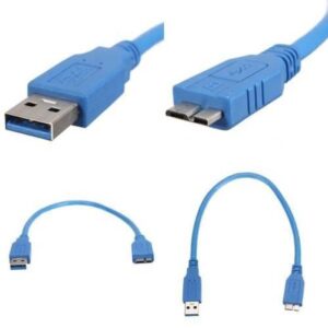 CABLE CORTO USB 3.0 DISCO DURO 1M BLUE WI.66
