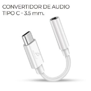 CABLE ADAPTADOR TIPO C A AUX 3.5MM ELE-GATE WI.155