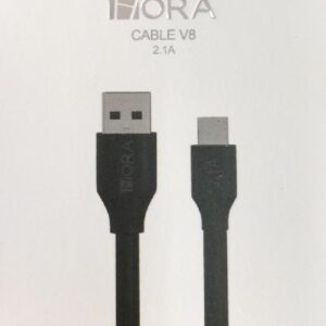 CABLE USB V8 1HORA CAB236 1M NEGRO