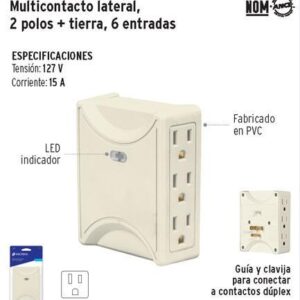 MULTICONTACTO 6 CONTACTOS LATERAL 46807