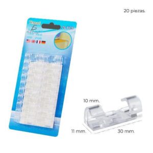 BLISTER 20 GANCHOS PARA CABLES ELE-GATE HOG.75.2