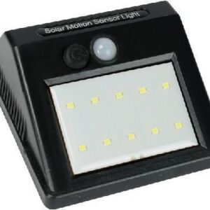 LAMPARA SOLAR JARDIN 10LED SENSOR MOV 18286