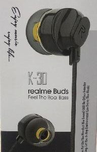 AUDIFONOS ALAMBRICOS NEGRO REALME K-30
