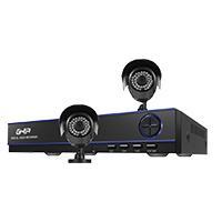KIT VIGILANCIA 2 CAMARAS BALA METALICA DVR 4 CANALES GHIA GDV-001
